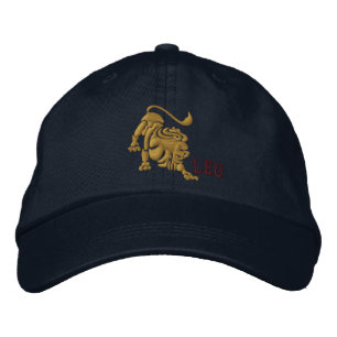 Leo Zodiac Sign Embroidery July 23 - August 22 Embroidered Hat