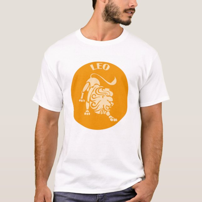 Leo, Zodiac Sign, Horoscope, Astrology T-Shirt (Front)