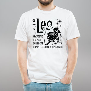 Leo Zodiac Sign Horoscope  Personality Traits    T-Shirt