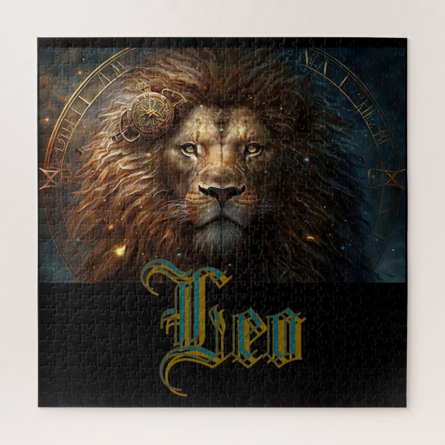 Leo Zodiac Sign Jigsaw Puzzle (Vertical)