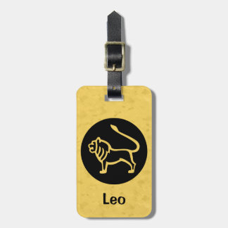 Leo Zodiac Sign Luggage Tag