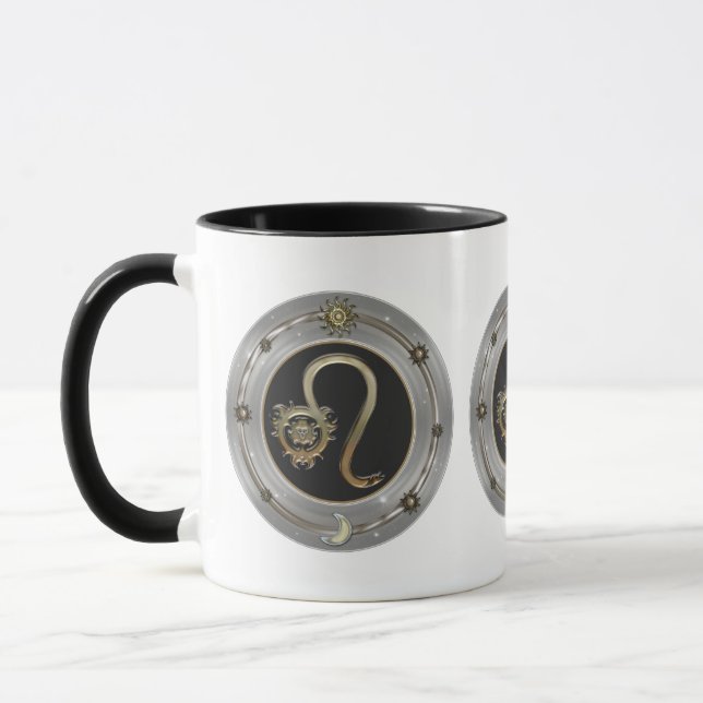 Leo Zodiac Sign Mugs (Left)