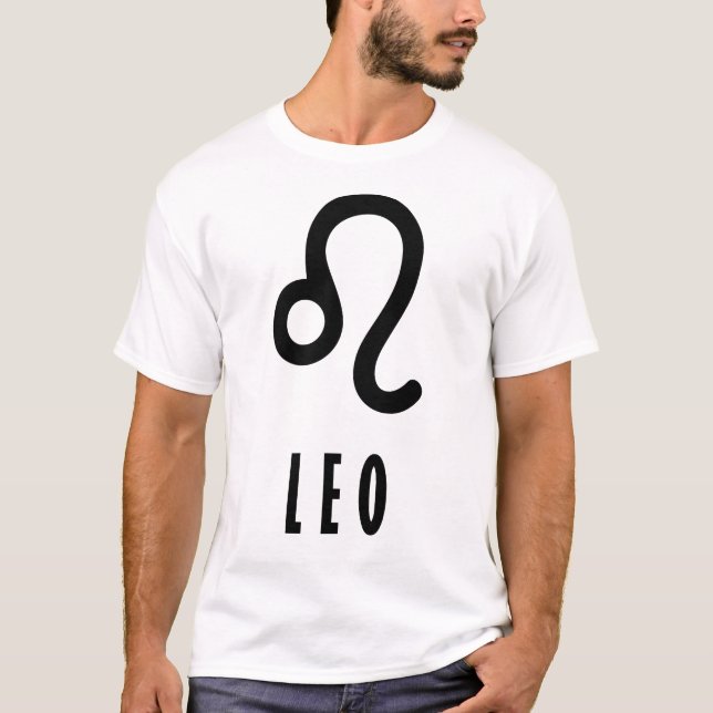 Leo zodiac sign T-Shirt (Front)