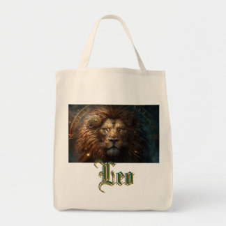 Leo Zodiac Sign Tote Bag
