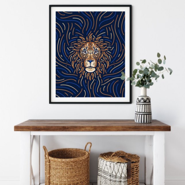 Leo Zodiac Sign | Zodiac Digital Print (Creator Uploaded)