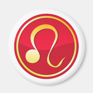 Leo - Zodiac Signs Magnet