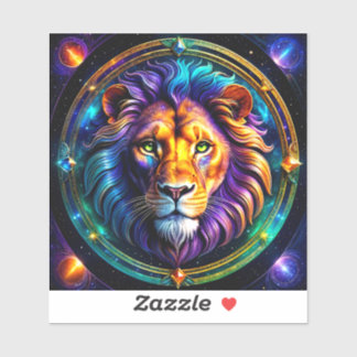 Leo Zodiac Stickers, Celestial Zodiac