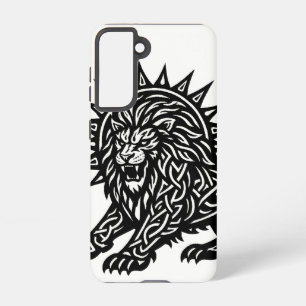 Leo Zodiac Sun‑Mane Lion   BurnsInHell Samsung Galaxy Case