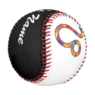 Leo Zodiac Symbol Element by Kenneth Yoncich Baseball