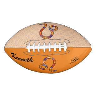 Leo Zodiac Symbol Element by Kenneth Yoncich Football