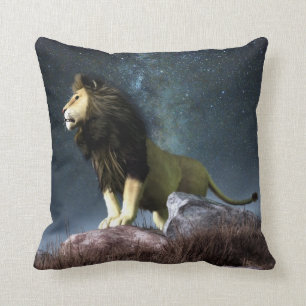 Leo Zodiac Symbol Throw Pillow
