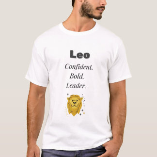 Leo Zodiac T-Shirt – Confident, Bold, Leader | Lio