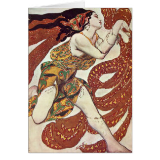 Leon Bakst-Costume design for a bacchante