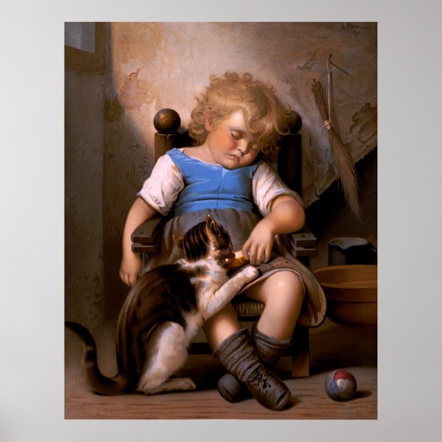 Léon Bazille Perrault - Unconscious Sleeper Poster (Front)