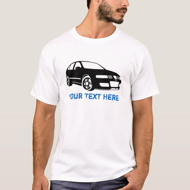 Leon black + your text T-Shirt (Front)