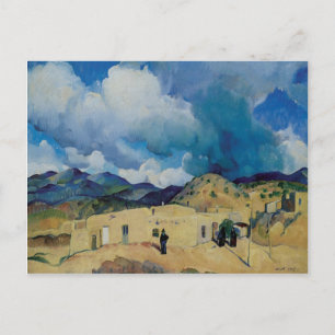 Leon Kroll Santa Fe Hills 1917 Postcard