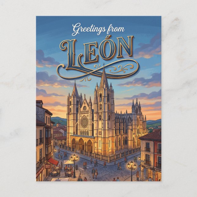 León, Spain Spain Postcard (Front)