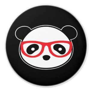 Leon The Panda Bear Ceramic Knob