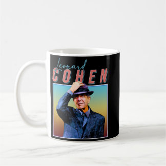 Leonard Cohen Retro Style Music Fan Gifts Coffee Mug