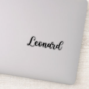 Leonard Name - Handwritten Calligraphy