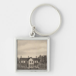 Leonard residence, Quenemo, Kansas Keychain