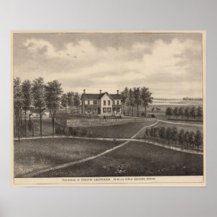 Leonard residence, Quenemo, Kansas Poster