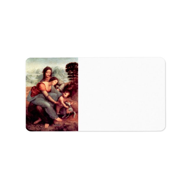 Leonardo da Vinci - Anna Selbdritt 2 Label (Front)