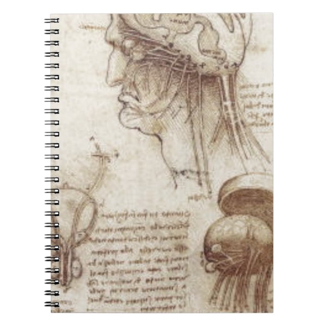 Leonardo da Vinci - Brain Physiology Notebook (Front)