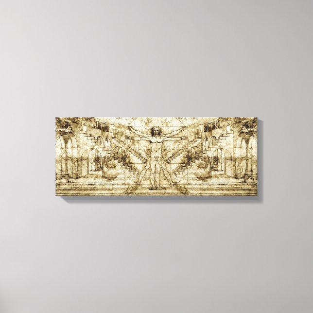 Leonardo Da Vinci Canvas Print (Front)