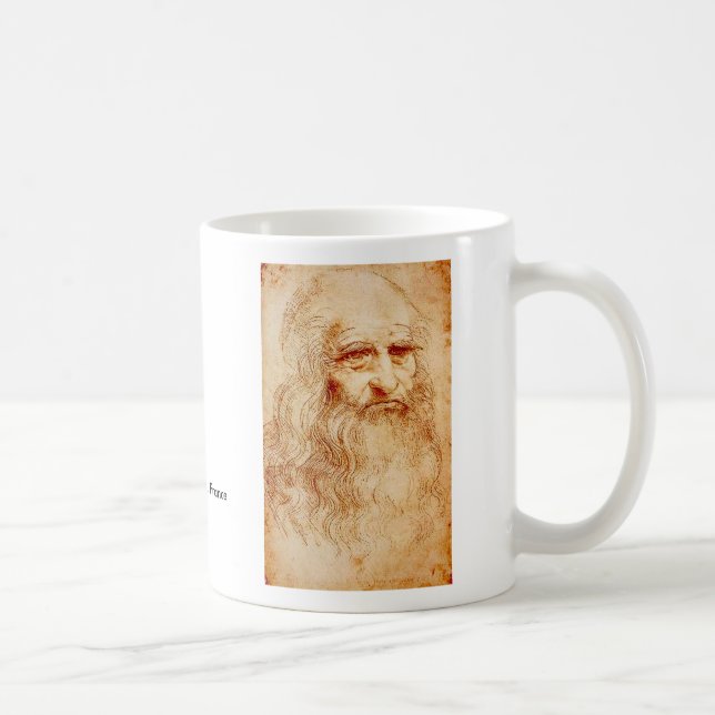 Leonardo Da Vinci Coffee Mug (Right)