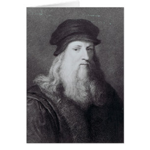 Leonardo da Vinci, engraved by Raphael