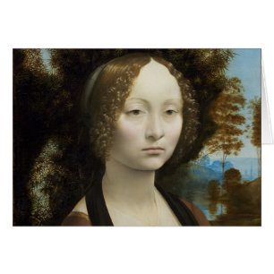 Leonardo Da Vinci Ginevra De' Benci Peinture