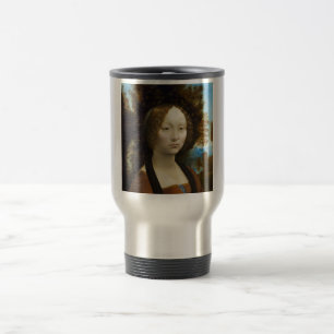 Leonardo da Vinci Ginevra de Benci Travel Mug