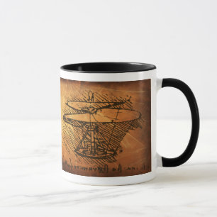 Leonardo da Vinci Inventions Mug