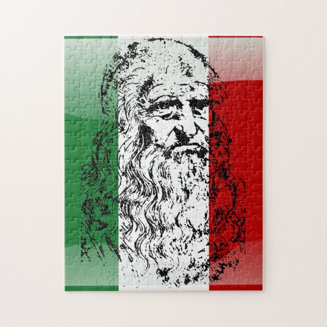 Leonardo da Vinci Jigsaw Puzzle (Vertical)