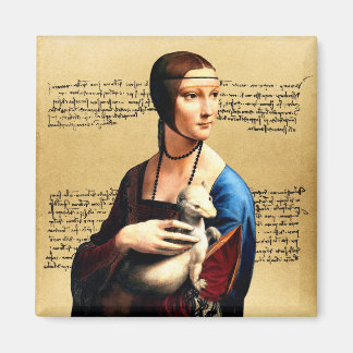 Leonardo da Vinci Lady with Ermine Magnet