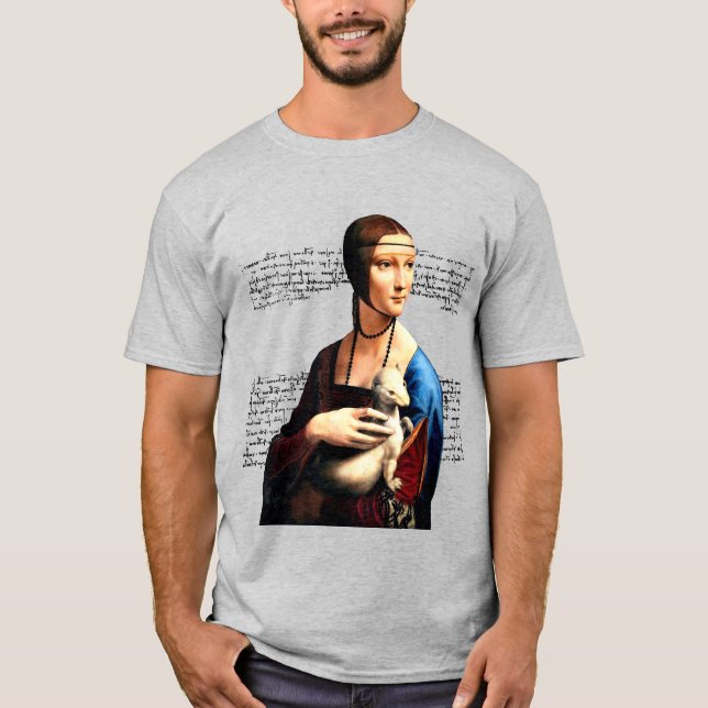 Leonardo da Vinci Lady with Ermine T-Shirt (Front)