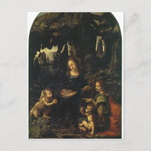 Leonardo da Vinci Madonna in der Felsengrotte, Sze Postcard