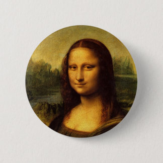 Leonardo Da Vinci  Mona Lisa 2 Inch Round Button
