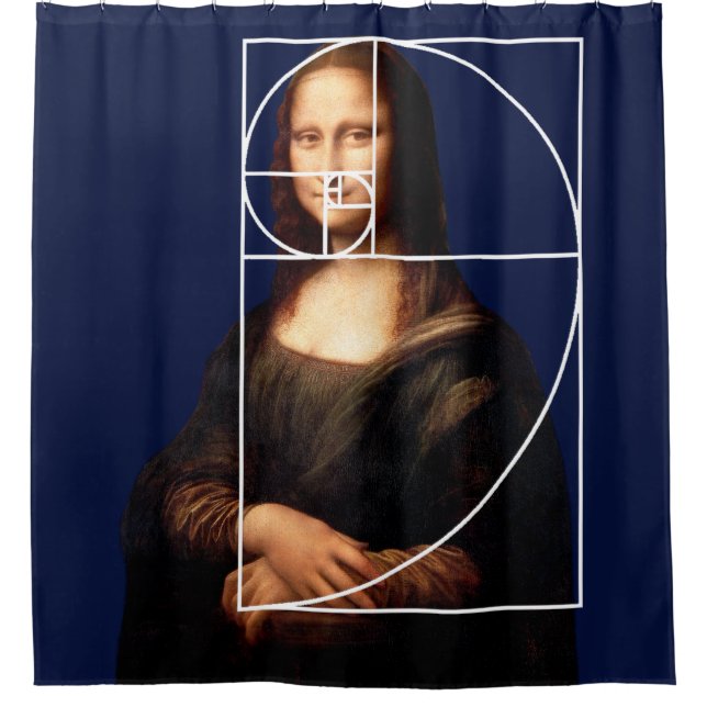 Leonardo da Vinci Mona Lisa Fibonacci Sequence (Front)