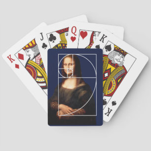 Leonardo da Vinci Mona Lisa Fibonacci Sequence Playing Cards