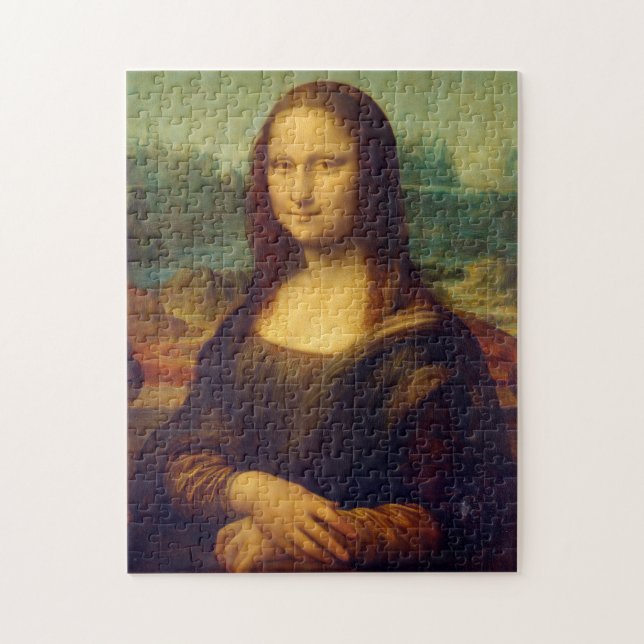 Leonardo Da vinci Mona Lisa for kids Jigsaw Puzzle (Vertical)