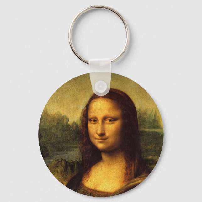 Leonardo Da Vinci  Mona Lisa Keychain (Front)