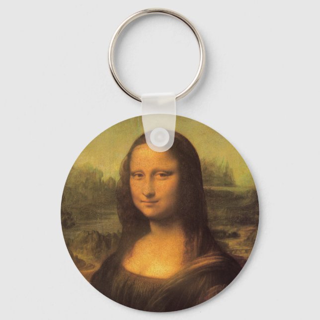Leonardo Da Vinci' Mona Lisa Keychain (Front)
