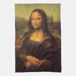 Leonardo Da Vinci' Mona Lisa Kitchen Towel
