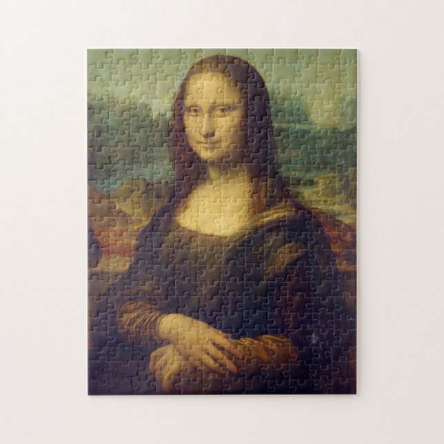 Leonardo Da Vinci, Mona Lisa, La Gioconda Jigsaw Puzzle (Vertical)
