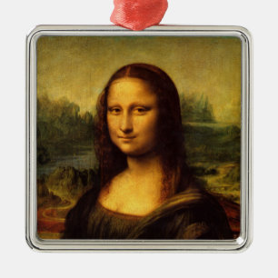 Leonardo Da Vinci - Mona Lisa Metal Ornament