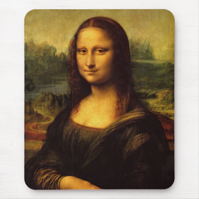 Leonardo da Vinci, Mona Lisa Mouse Pad (Front)