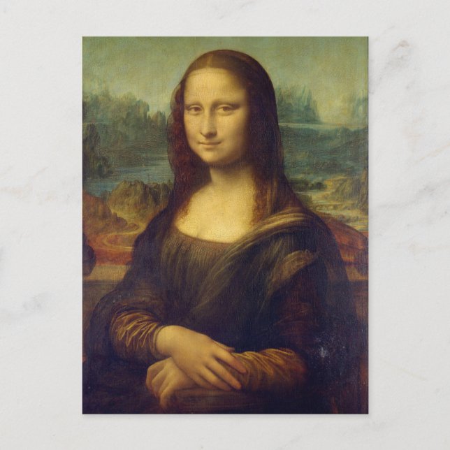 Leonardo da Vinci - Mona Lisa Painting Postcard (Front)