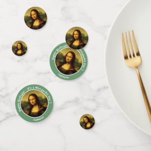 Leonardo da Vinci Mona Lisa Party Collection Confetti
